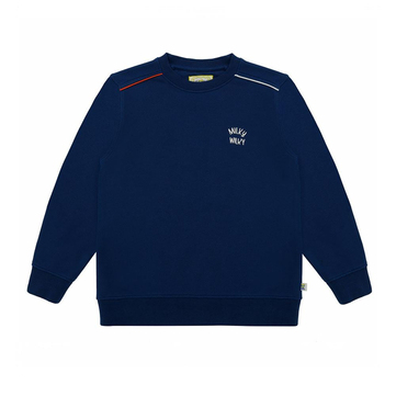 Milky Wilky Erkek Çocuk Lacivert Bisiklet Yaka Sweatshirt