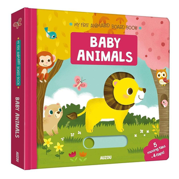 Auzou Baby Animals My First Animated Board Book