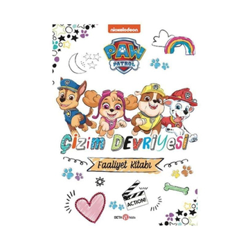 Beta Kids Paw Patrol Çizim Devriyesi Faaliyet Kitabı