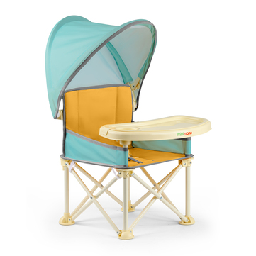 Minimono PlusUp Tenteli Portatif Mama Sandalyesi Sarı & Yeşil