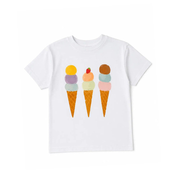 Midu & Fun Gelato Beyaz Tişört