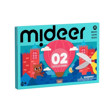Mideer Level Up Brain Gamebook Let's Cut Paper Level 2