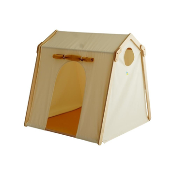 Minik Fare Ahşap Çocuk Oyun Çadırı ve Minderi