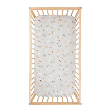 The Magic State Art in Woodland Organik Bebek Lastikli Çarşaf