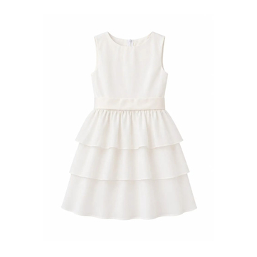 Midu & Fun Little Cloud Beyaz Elbise