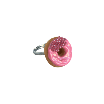 Tres Jolie Lollie Donut Yüzük Pearl