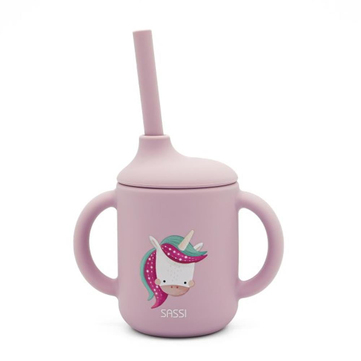 Sassi Junior Superlab Silikon Pipetli Suluk Sevimli Unicorn