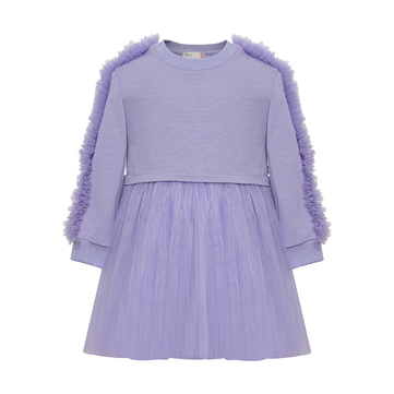 Mini Celebrities Lilac Sweatdress Elbise