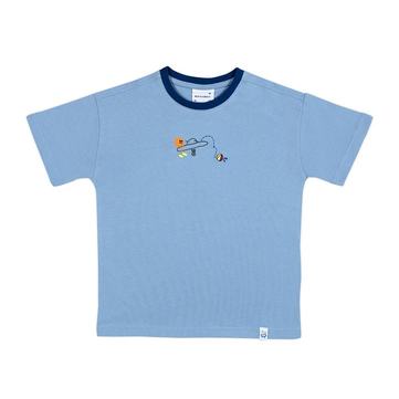 Beetle Beez Mavi Oversize Tişört Jump Into Fun