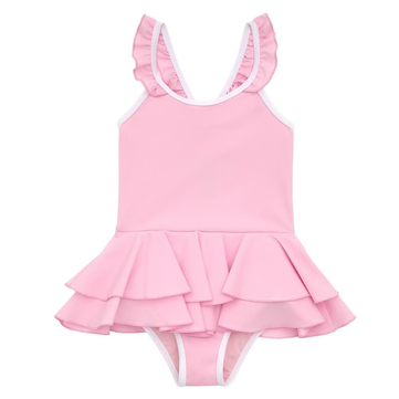 Milky Wilky Fırfırlı Mayo Pembe