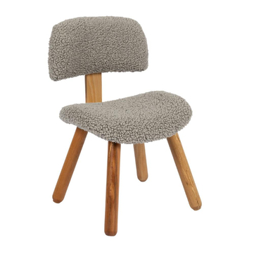 Lili Kids Açık Gri Teddy Sandalye