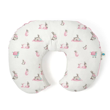 Deux Lapins Bebe Lapin Rose Emzirme Destek Yastığı