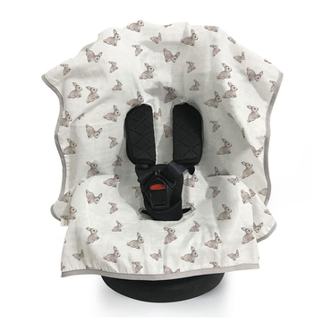 Deux Lapin Müslin Puset & Oto Koltuk Örtüsü | Iconique Lapin