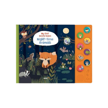 Auzou My First Sound Book Night Time Animals