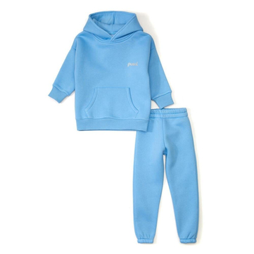 Pueril Kids Çocuk Eşofman Takımı Şardonlu Gözyüzü Mavisi