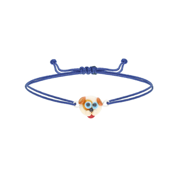 Tres Jolie Lollie Cam Köpek Bileklik Lacivert