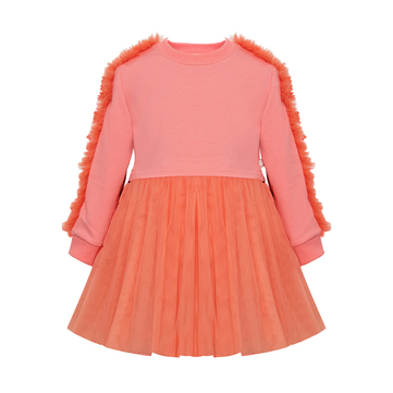 Mini Celebrities Coral Sweatdress Elbise