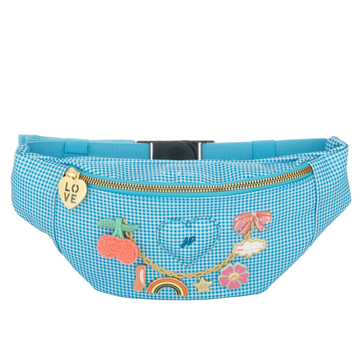 Jeune Premier Fanny Pack Banane Vichy Love Blue Çocuk Sırt Çantası