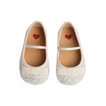 İpobomi Sparkle Beyaz Kız Bebek Patik