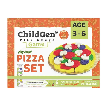 ChildGen Play Dough Pizza Sahneli Oyun Hamuru Kutusu