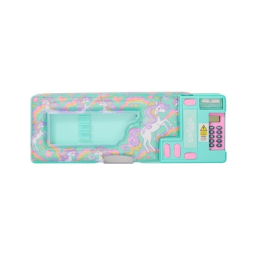 Smiggle Limitless Unicorn Desenli Pop Out Hesap Makineli Otomatik Kalem Kutusu