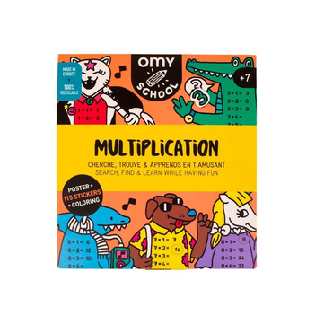 Omy School Öğretici Poster Multiplication