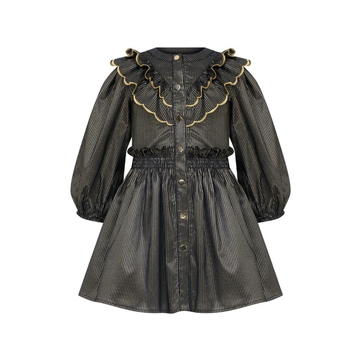 Moontales Kids Santa Siyah Elbise