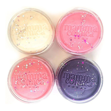 Mammacomica Dough 4lü Simli Oyun Hamuru 4x130Gr