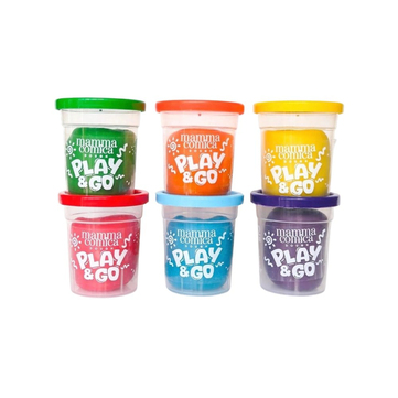 Mammacomica Dough Play&Go Oyun Hamuru Seti 6x75 gr