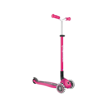 Globber Master Işıklı Katlanabilir Scooter Fuşya