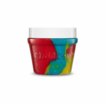 ChildGen Play Dough Kavanoz Oyun Hamuru 125 gr | Mermer Desenli Işıltılı Gökkuşağı