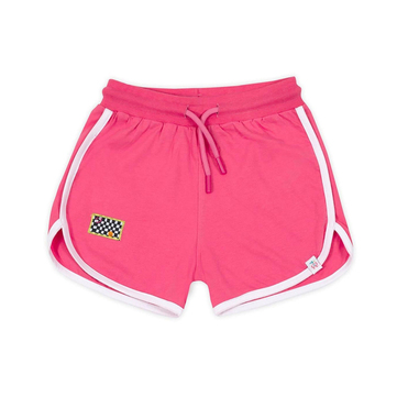 Beetle Beez Retro Pembe Beyaz Şort Turuncu Kordon