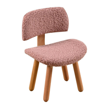 Lili Kids Pembe Teddy Sandalye