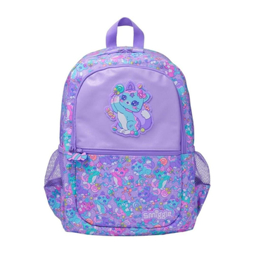 Smiggle Adventurous Kedi Desenli Klasik Sırt Çantası