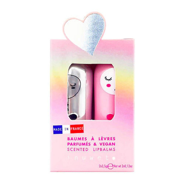 Inuwet Duo Çilek ve Hindistan Cevizi Aromalı 2li Lipbalm