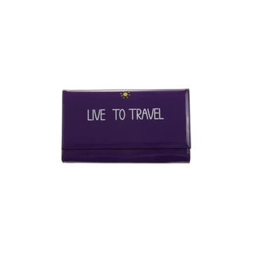 Smiggle Live to Travel Mor Seyahat Cüzdanı