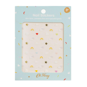 Oh Flossy Çocuk Tırnak Sticker Seti | Sky