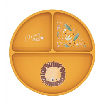 Sassi Junior Superlab Vakumlu Silikon Tabak Cesur Aslan