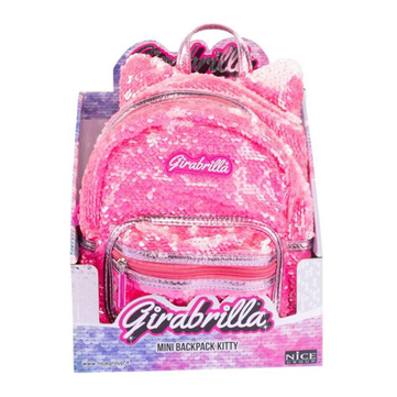 Girabrilla Mini Backpack Kitty Pembe