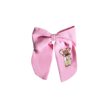 Jasmie Whimsybow Mr. Mouse Nakışlı Fiyonk Toka