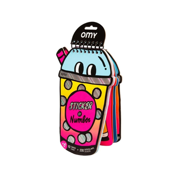 Omy Sticker by Number Bubble Tea