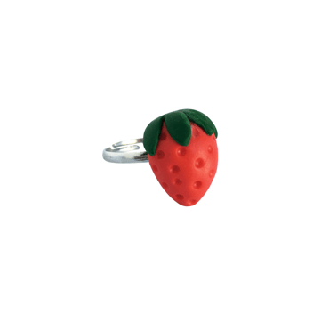 Tres Jolie Lollie Çilek Yüzük Kırmızı