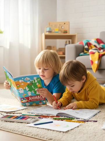 Animals Boyama Kitabı