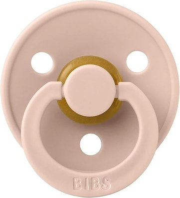 BIBS Colour Kauçuk Emzik-Blush 0-6 Ay