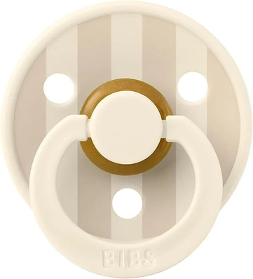 BIBS Studio Colour Block Kauçuk Emzik-Vanilla 0-6 Ay