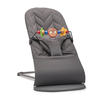 BabyBjörn Bliss Ana Kucağı Oyuncaklı Petal Woven Anthracite