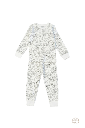 Deniz Kızı Boya Kitabı Pijama Takımı