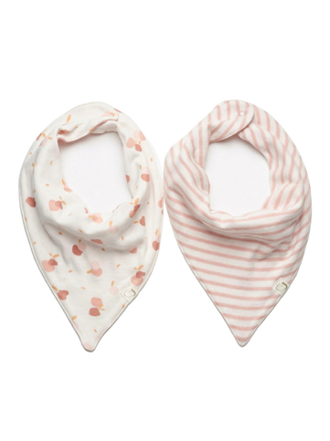 Pembe Elmalar Bandana Önlük Seti 2 Adet