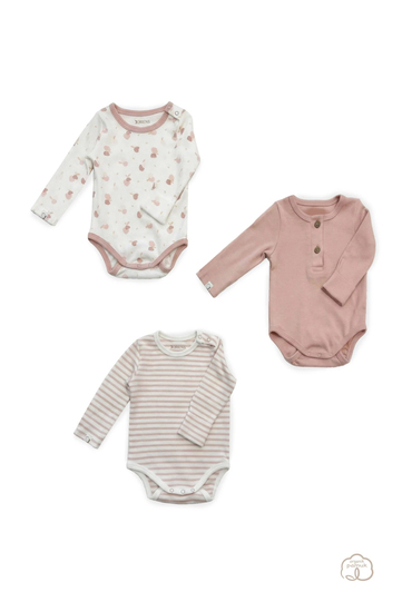 Pembe Elmalar BodySuit Seti 3 Adet