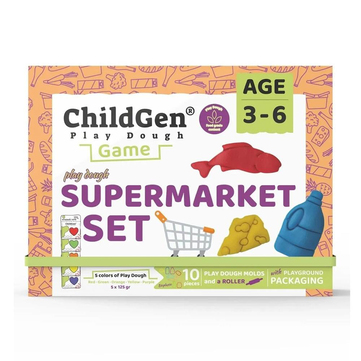 ChildGen Play Dough Süpermarket Sahneli Oyun Hamuru Kutusu